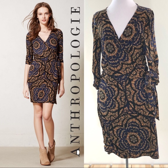 kaleidoscope wrap dress